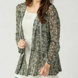 NEW Logo Stretch Lace Cardigan